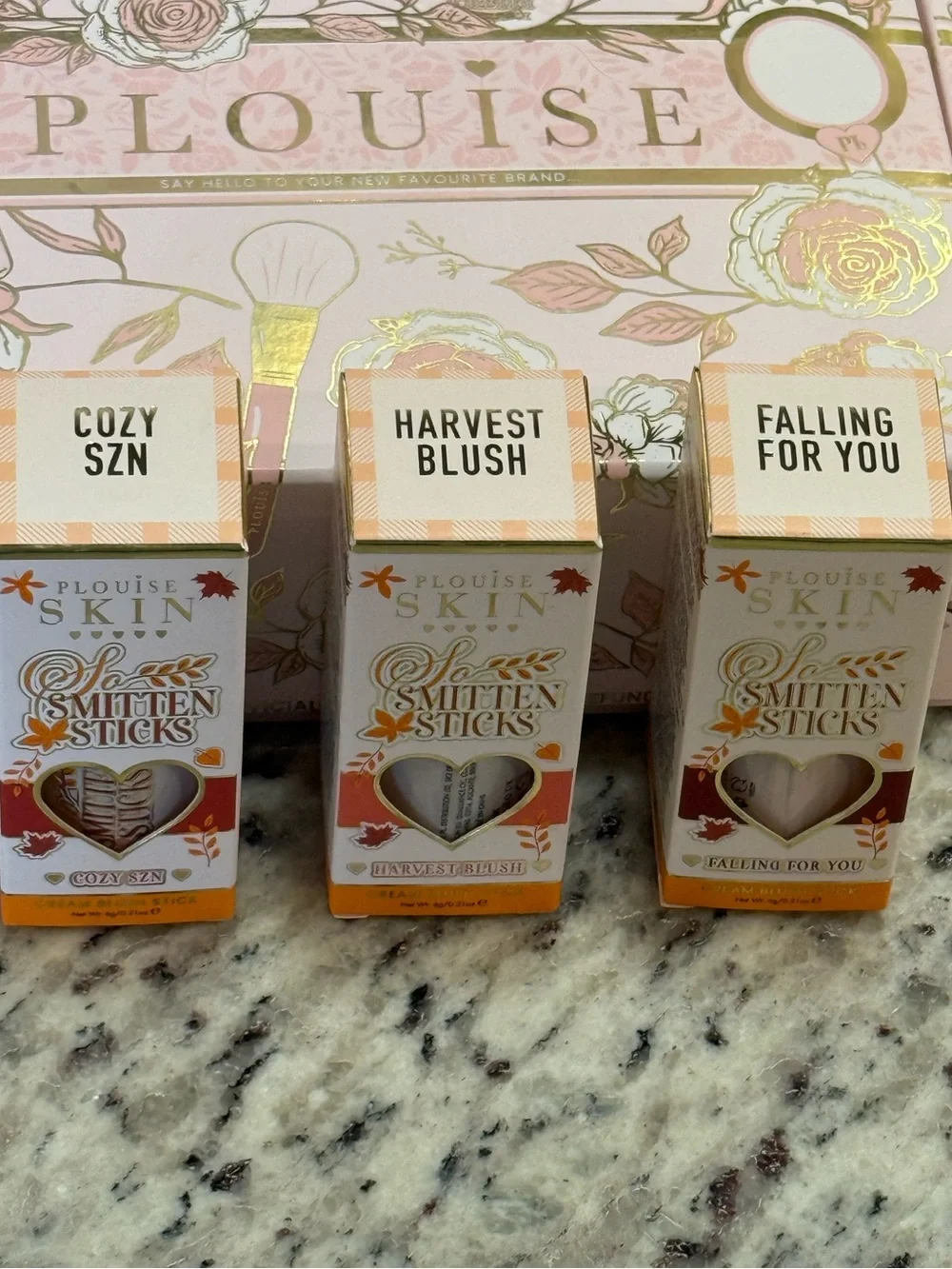 P. Louise Blush Balm Trio - Cozy Szn, Harvest Blush, Falling For You NEW
